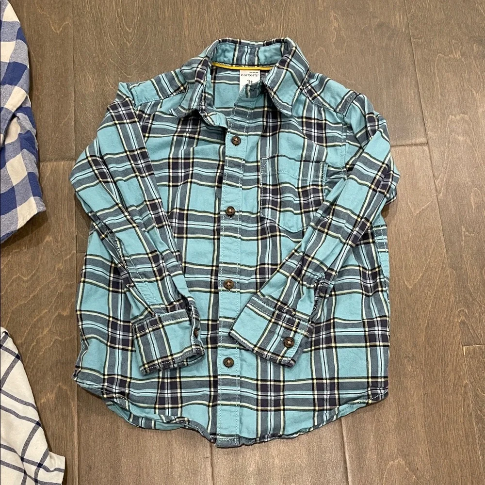3pc Flanels shirts Bundle size 3T - Picture 6 of 9